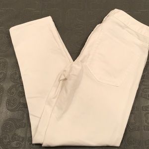 J Crew White Matchstick Crop Jean